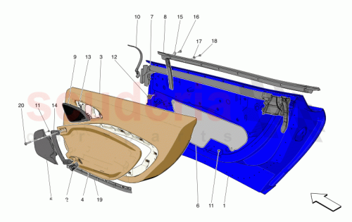 Part Diagram for Maserati 670171273