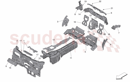 Part Diagram for Maserati 670158237