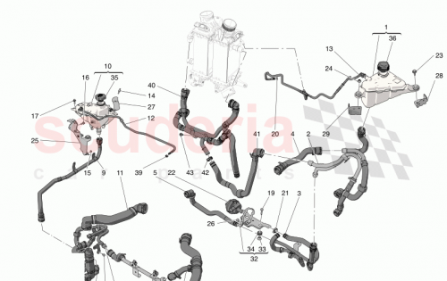 Part Diagram for Maserati 675000757