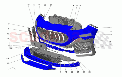 Part Diagram for Maserati 670167295
