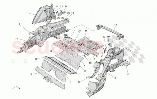 Part Diagram for Maserati 673014226