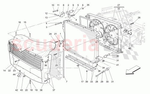 Part Diagram for Maserati 240471