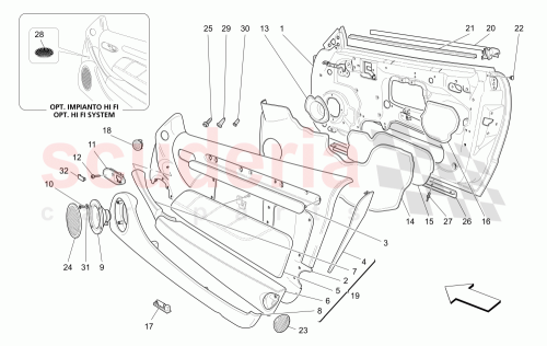 Part Diagram for Maserati 67246504