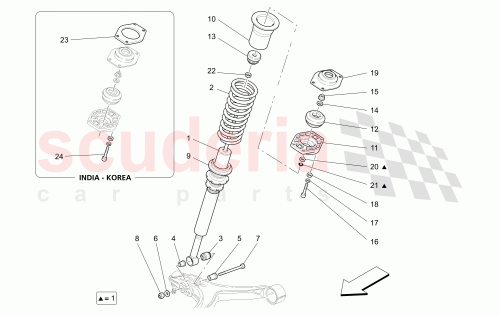 Part Diagram for Maserati 275659
