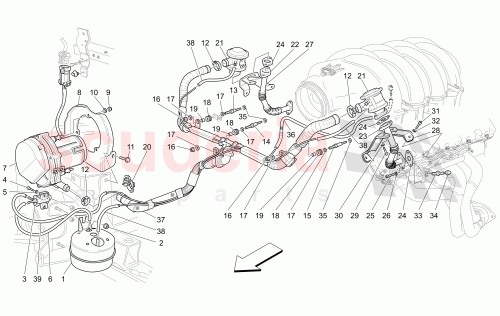 Part Diagram for Maserati 198312