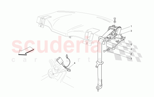 Part Diagram for Maserati 80087100