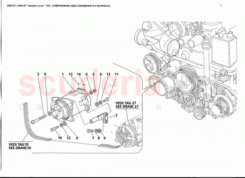 Part Diagram for Maserati 190537