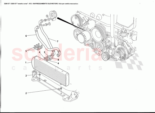 Part Diagram for Maserati 382800109