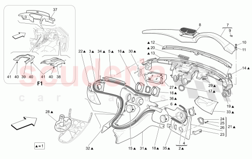 Part Diagram for Maserati 981001013