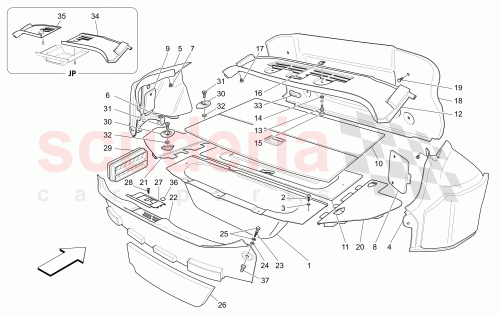 Part Diagram for Maserati 68418006