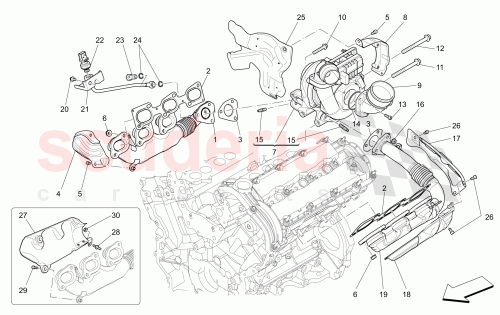 Part Diagram for Maserati 46328804