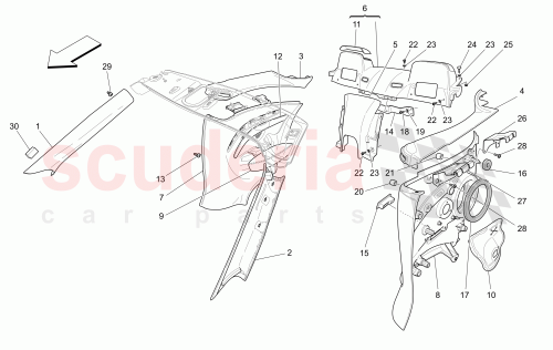 Part Diagram for Maserati 248564