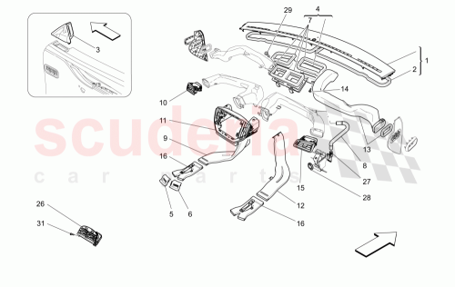 Part Diagram for Maserati 670007558
