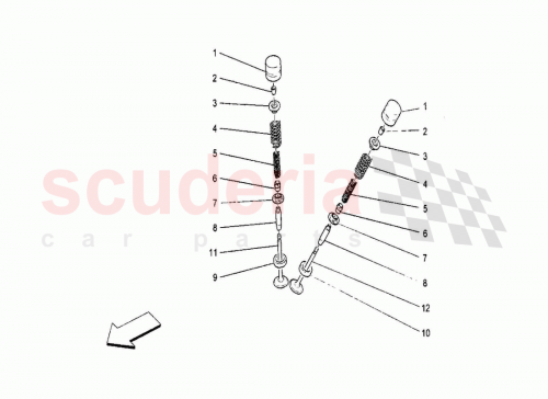 Part Diagram for Maserati 242574