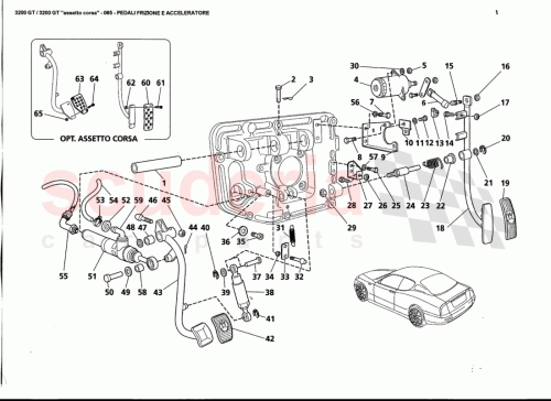 Part Diagram for Maserati 388410113