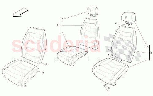 Part Diagram for Maserati 981606707