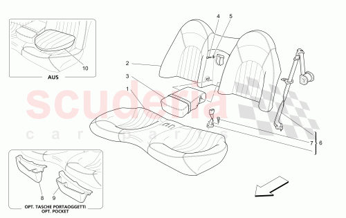 Part Diagram for Maserati 67513507