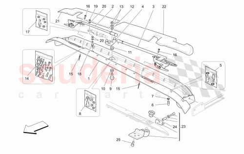 Part Diagram for Maserati 980001078