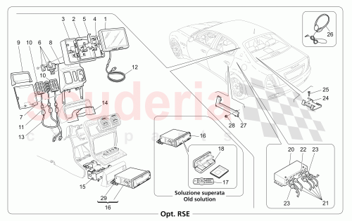 Part Diagram for Maserati 68479300