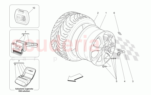 Part Diagram for Maserati 209975