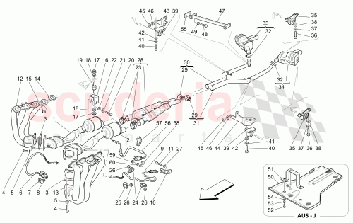 Part Diagram for Maserati 183795
