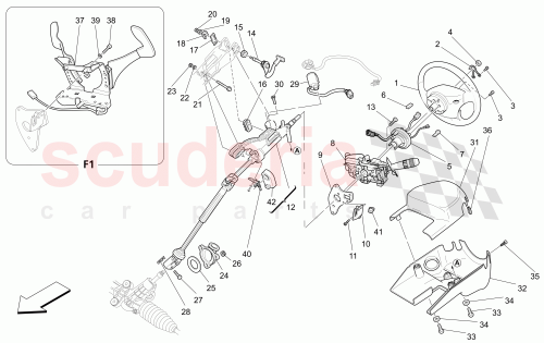 Part Diagram for Maserati 80095700