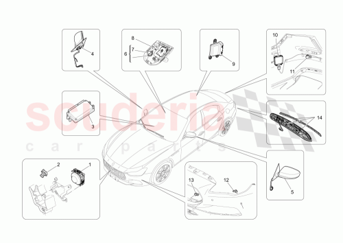 Part Diagram for Maserati 670071840
