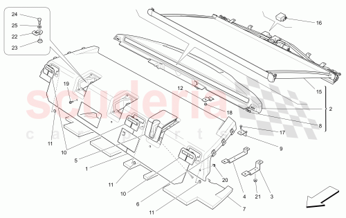 Part Diagram for Maserati 670065087