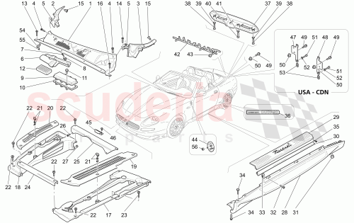 Part Diagram for Maserati 980138278