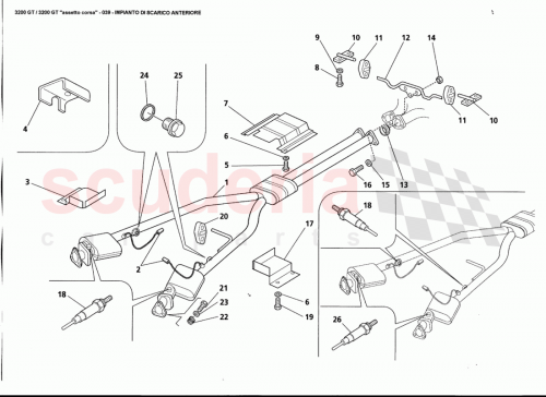 Part Diagram for Maserati 383720107