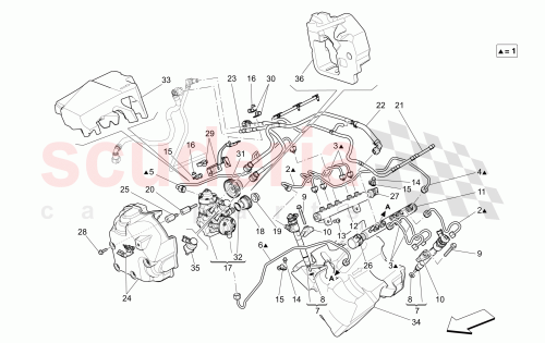 Part Diagram for Maserati 46330358