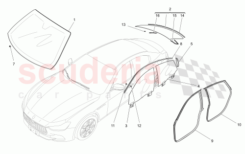 Part Diagram for Maserati 670038121