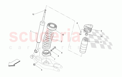 Part Diagram for Maserati 673002079