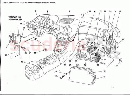 Part Diagram for Maserati 46467695