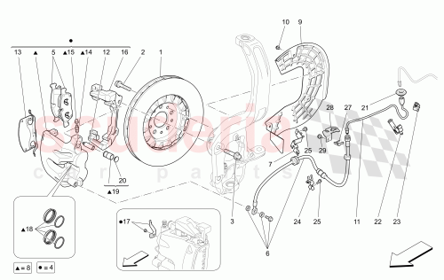 Part Diagram for Maserati 673009164