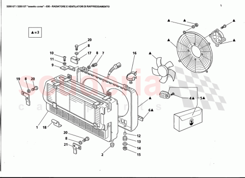 Part Diagram for Maserati 384000144