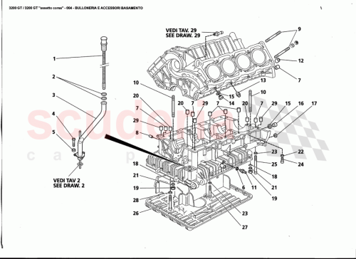 Part Diagram for Maserati 14302120