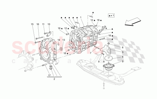 Part Diagram for Maserati 214798