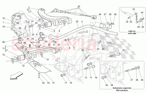 Part Diagram for Maserati 980139916