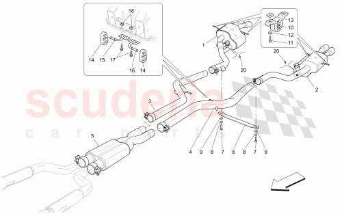Part Diagram for Maserati 255122