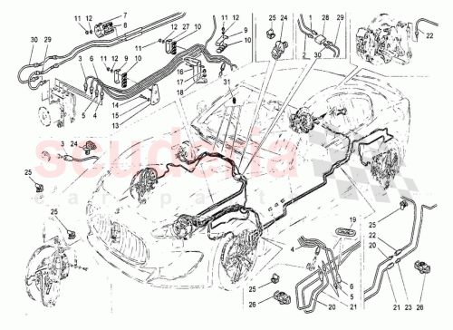 Part Diagram for Maserati 207434