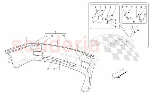 Part Diagram for Maserati 80045600