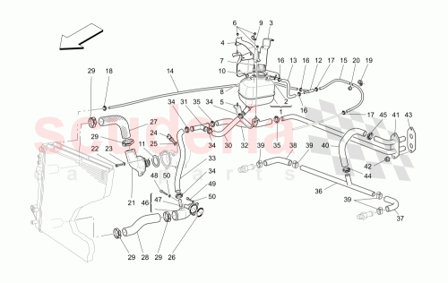 Part Diagram for Maserati 180137