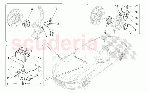 Part Diagram for Maserati 673005411