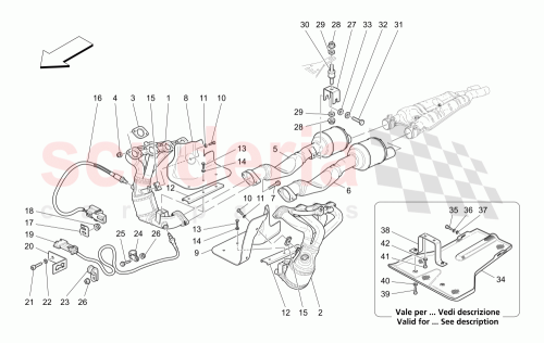 Part Diagram for Maserati 138392