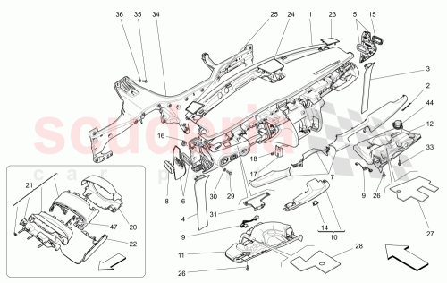 Part Diagram for Maserati 670040866