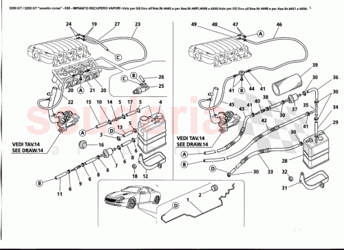 Part Diagram for Maserati 389200402