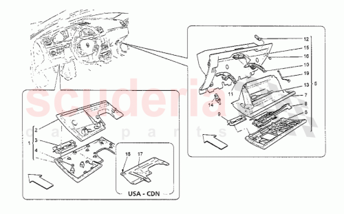 Part Diagram for Maserati 80292100