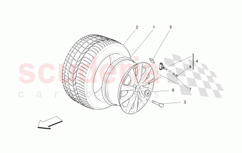 Part Diagram for Maserati 670065833