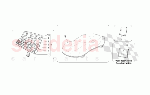 Part Diagram for Maserati 89307400